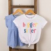 The Juniper Shop Bigger Sister Colorful Toddler Short Sleeve Tee - 2 of 2