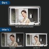 Frameless LED Bathroom Mirror, Backlit & Front Lit, RGB, Dimmable, Anti-Fog, Memory, Shatter-Resistant, ETL Listed Vanity Wall Mirro - 4 of 4