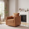 Mid-Century Accent Sofa Chair,360° Rotating Modern Armchair for Living Room,Upholstered Reading Chair for Reading, Bedroom - 2 of 4