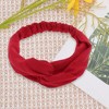 Unique Bargains Women's Simple Solid Elastic Cross Headwrap 1 Pc - 4 of 4