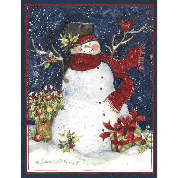 18ct Snowman in Scarf Holiday Boxed Cards
