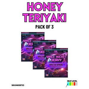 Space Rocket Honey Teriyaki Beef Jerky 2.5oz 3-Pack, - 1 of 3