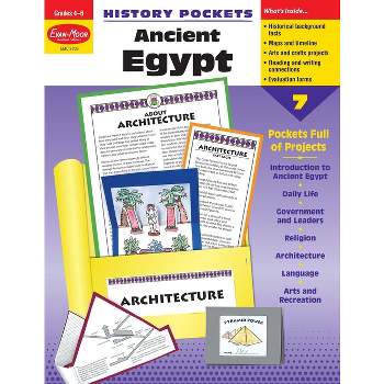 History Pockets: Ancient Egypt, Grade 4 - 6 Teacher Resource - by  Evan-Moor Educational Publishers (Paperback)