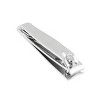 Unique Bargains Metal Ergonomic Design Textured Grip Built-in Nail File Fingernail Clippers 2.3" x 0.5" x 0.4" 1 Pc - 2 of 4