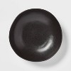 38oz Earthenware Houlton Dinner Bowl Dinner Black - Threshold™: Traditional Round Noodle Bowl, Dishwasher & Microwave Safe - image 3 of 3