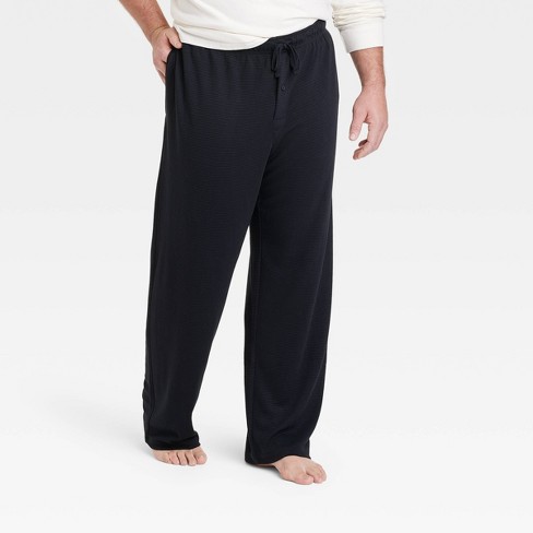 Men's Big & Tall Ottoman Elevated Knit Pajama Pants - Goodfellow & Co™  Black 4XL
