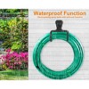 WELLFOR Heavy Duty Metal Garden Wall Mounted Water Hose Holder for Outside Yard - Black - 4 of 4