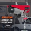VEVOR 880lbs Electric Hoist with 14ft Wired Remote Control,110V Electric Hoist Attic Lift 20-40 FT Lifting Height for Garage Attic Warehouse Factory - 3 of 4