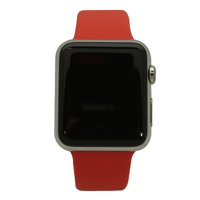 Olivia Pratt Coral Solid Silicone Apple Watch Band 38mm : Target