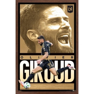 Trends International MLS Los Angeles FC - Olivier Giroud 25 Framed Wall Poster Prints