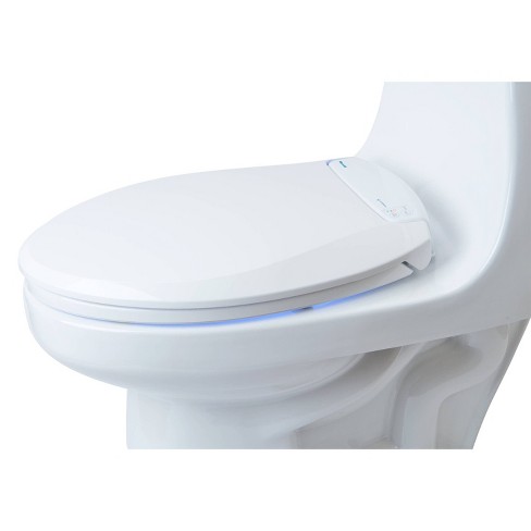 Lumawarm Heated Nightlight Elongated Toilet Seat White - Brondell : Target