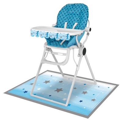 teal high chair