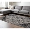 Black And Gray Medallion Area Rug - 2 of 4