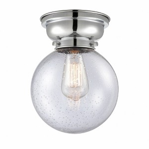 Beacon - 1 Light Flush Mount In Industrial Style-9.15 Inches Tall and 8 Inches Wide - 1 of 1
