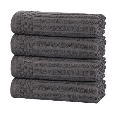 Modern Ribbed Cotton  Assorted Towel Set by Blue Nile Mills