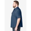 Boulder Creek by KingSize Men's Big & Tall Short Sleeve Denim And Twill Shirt - 4 of 4