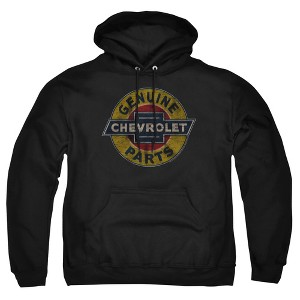 Chevrolet Genuine Chevy Parts Distressed Sign Adult Pull-Over Hoodie - 1 of 4