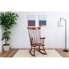 Gift Mark Modern Wooden Rocking Chair - Cherry - 2 of 3