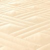 Ivory Quilt Coverlet- For Twin Size Beds-Basket Weave Quilted Pattern-Soft & Lightweight Bedding for All Seasons by Hastings Home - 3 of 4