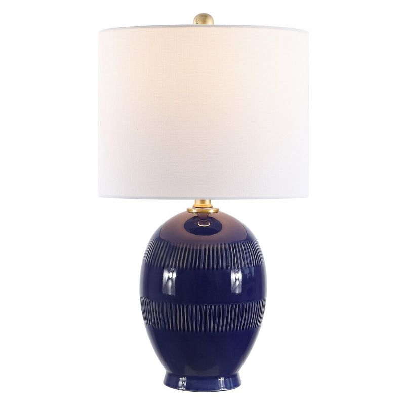 Liney 23" Table Lamp - Blue Crackle - Safavieh., 3 of 5