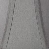 Springcrest Set of 6 Bell Chip Chandelier Lamp Shades Pewter Gray Small 3" Top x 6" Bottom x 5" High Candelabra Clip-On Fitting - 2 of 4