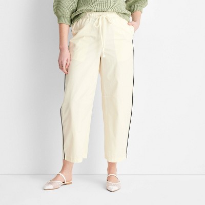 Women's Mid-Rise Barrel Leg Track Pants - Future Collective