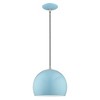 Livex Lighting Piedmont 1 - Light Pendant in  Shiny Baby Blue - 4 of 4