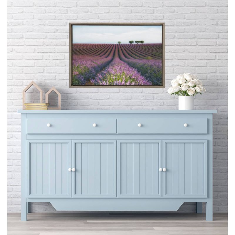 23&#34; x 16&#34; Velours de Lavender Framed Canvas Wall Art - Amanti Art, 6 of 9