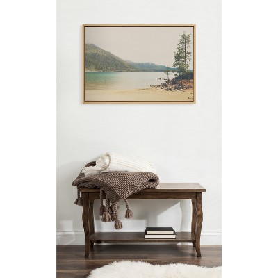 Lake Tahoe California Mountain Landscape Framed Canvas Art