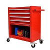 Belatt 4 Drawer Rolling Tool Cart with Wheels, Lockable Steel Tool Box with Storage Shelves and Handles - Garage Tool Storage Cabinet - 2 of 4