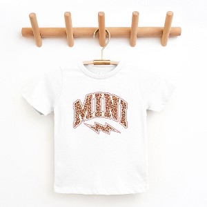 The Juniper Shop Mini Leopard Lightning Bolt Toddler Short Sleeve Tee - 1 of 2