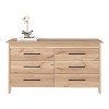 NicBex Stylish Wooden Dresser with 6 Spacious Drawers Minimalist Closet Storage with Superior Top for Bedroom, Living Room, Hallway - 3 of 4