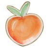 Sparkle and Bash 48 Pack Peach Paper Plates with Die-Cut Design and Gold Foil Border for Peach Themed Party Decorations (7 in) - 3 of 4