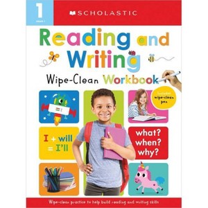 First Grade Reading/Writing Wipe Clean Workbook: Scholastic Early Learners (Wipe Clean) - (Paperback) - 1 of 1
