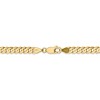 Black Bow Jewelry 4.75mm, 14k Yellow Gold, Solid Beveled Curb Chain Necklace - 4 of 4