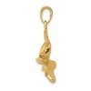 Black Bow Jewelry 14k Yellow Gold Snook Pendant - 2 of 4