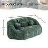 MOONMISS Chenille Bean Bag Chair Lazy Chair Durable Comfort Lounger High Back Bean Bag Chair Couch - 2 of 4