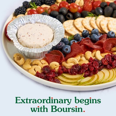 Boursin Black Truffle and Sea Salt Cheese Spread - 5.3oz