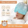 Maison Products Headache Relief Form Fitting Gel Ice Cap for Migraine, Hot Cold Therapy Migraine Ice Head Wrap, Puffy Eyes, Tension, Sinus, Stress Relief - 2 of 2