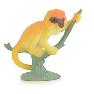 Collectible Wildlife Gifts | Golden Lion Tamarin, Golden Marmoset, Rubber Primate, Animal, Realistic Model, Toys, Gift,  2 inches tall. F1775 B129 - 1 of 4