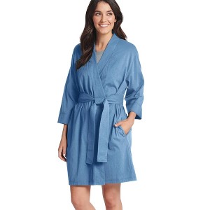 Jockey Women's Everyday Essentials 100% Cotton Short Robe - 1 of 3