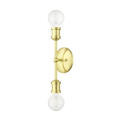 Livex Lighting Lansdale 2 - Light Vanity in  Satin Brass