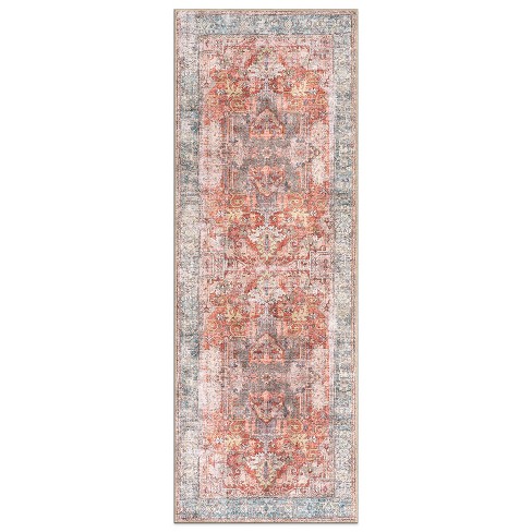 7’x10’ Beige Vintage deals Distressed Rug Target Brand