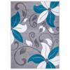 Luxe Weavers Floral Modern Indoor Area Rug for Living Rooms - 2 of 4