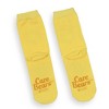 Care Bears Socks Women's Funshine Bear Pom-Pom Mid Calf Crew Socks 1 Pair, Size 9-11 Yellow - 3 of 4