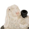 Maggift Animal Umbrella Base, tu Pattern Umbrella Base with Adapter, Cute Design, Suitable for Patio, Yard, Poolside, White, 13.5" * 13.5" * 16" - 4 of 4