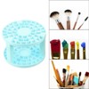 Unique Bargains 49 Holes Smooth Round Plastic Makeup Pencils Paint Brush Storage Holder - 4 of 4