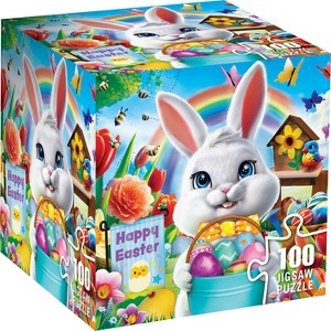 MasterPieces Easter Garden 100 Piece Puzzle - 10"x10" - 1 of 4