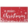 Christmas Doormat Winter Holiday Christmas Snowflake Welcome Floor Mat - 3 of 4