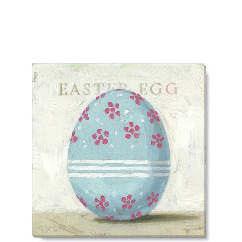 Sullivans Darren Gygi Easter Egg (Blue) Canvas, Museum Quality Giclee Print, Gallery Wrapped, Handcrafted in USA, 1 of 7